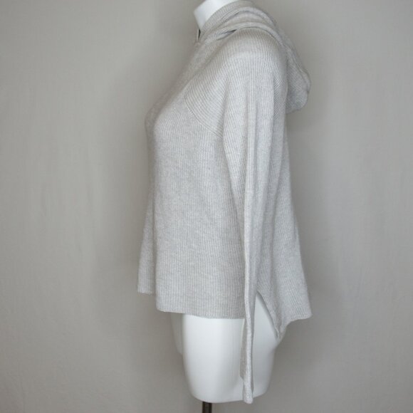 Athleta REST DAY Gray Hoodie Knit Sweater Women's XXS XXSmall - Picture 3 of 9